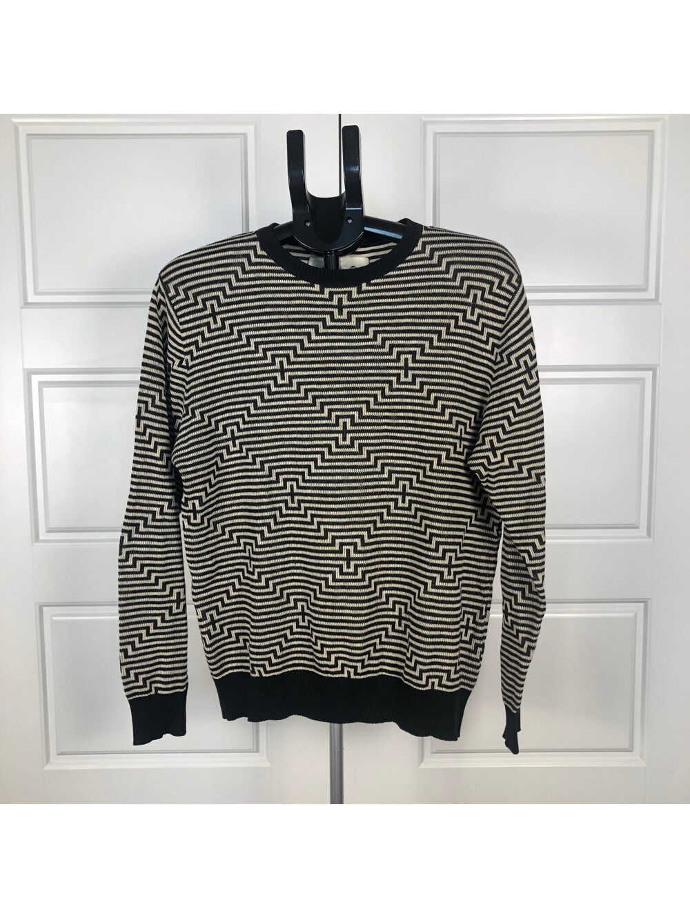 RARE Maximalist Avant-Garde Henrik Vibskov Geometric Cotton Knit Sweater M